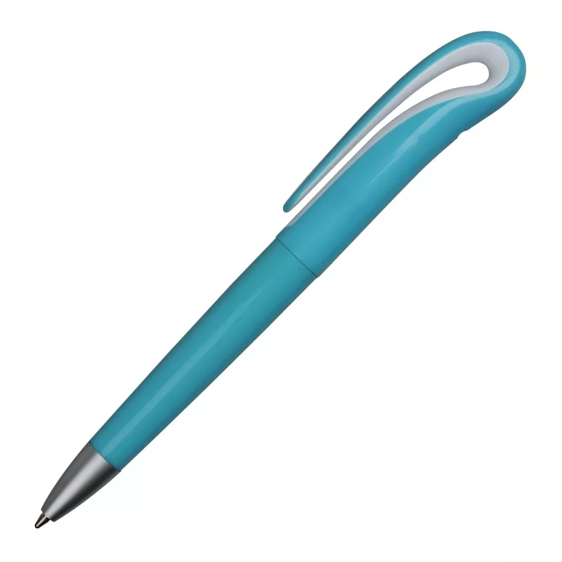 Długopis reklamowy plastikowy CISNE - jasnoniebieski (R73371.28)