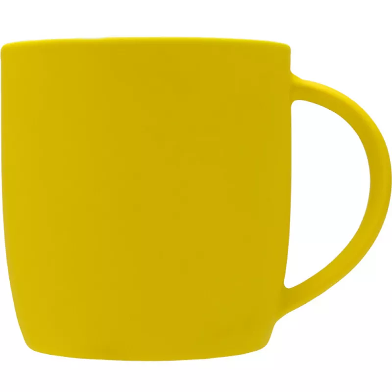 Kubek ceramiczny soft touch 300 ml ULF - żółty (8065408)