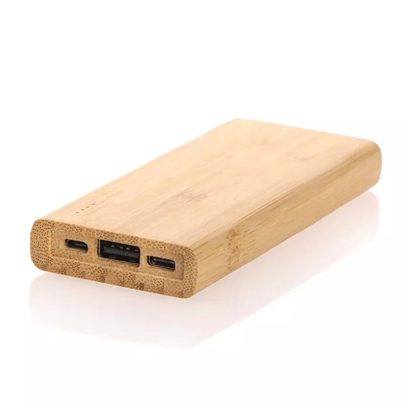 Bambusowy power bank 5000 mAh B'RIGHT | Posey - drewno (V0347-17)