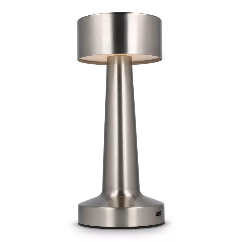 Lampa stołowa Lumo z 3 trybami świecenia i możliwością ściemniania - srebrny (LT93354-N0005)