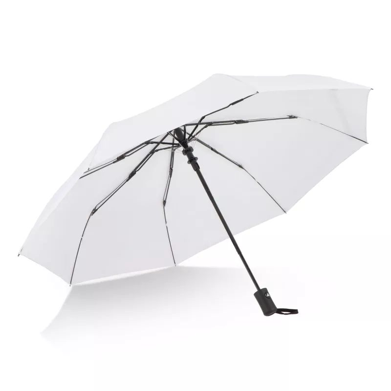 Daintree 190T Pongee 21.5" Składany parasol automatyczny, wiatroodporny - biały (LT97116-N0001)