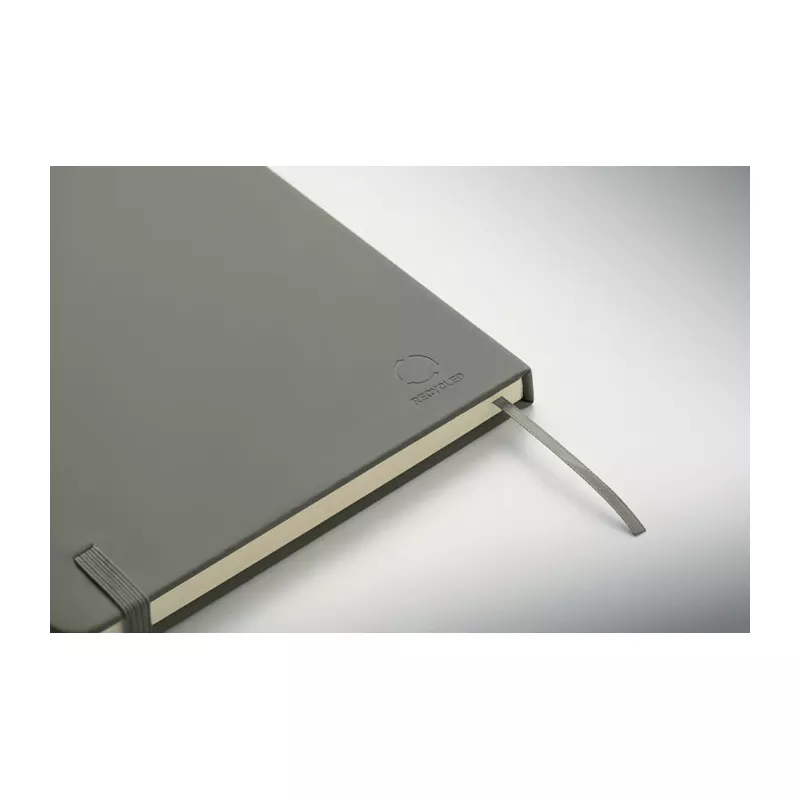 Notes A5 w okładce z PU 96 kartek w linię ARCOLOOP - Kamienny Szary (MO3124-15)