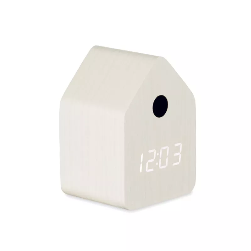 Budzik z kukułką z MDF CUCKOO - Bialy (MO2730-06)