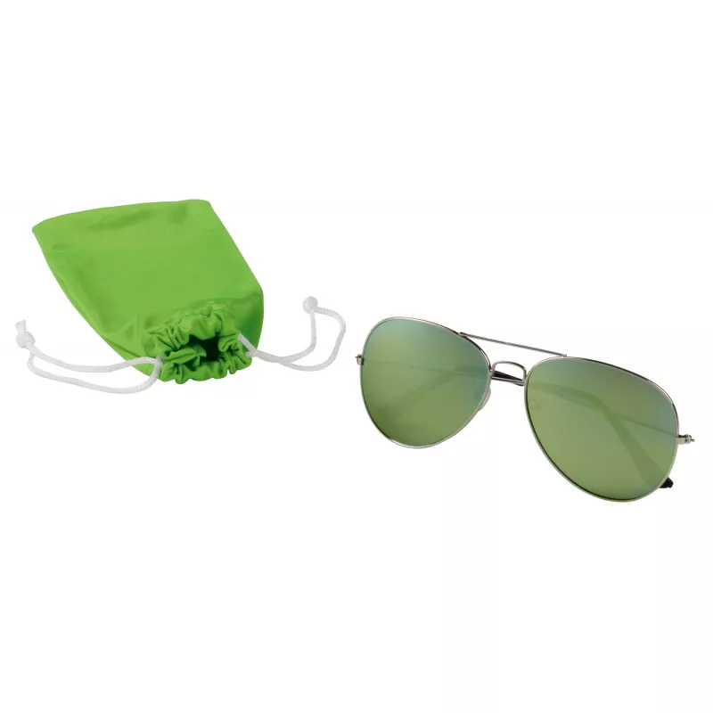 Okulary przeciwsłon. NEW STYLE - zielony (56-0603082)