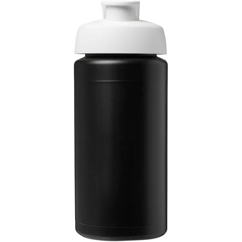 Bidon Baseline® Plus o pojemności 500 ml z wieczkiem zaciskowym i uchwytem - Biały-Czarny (21007212)