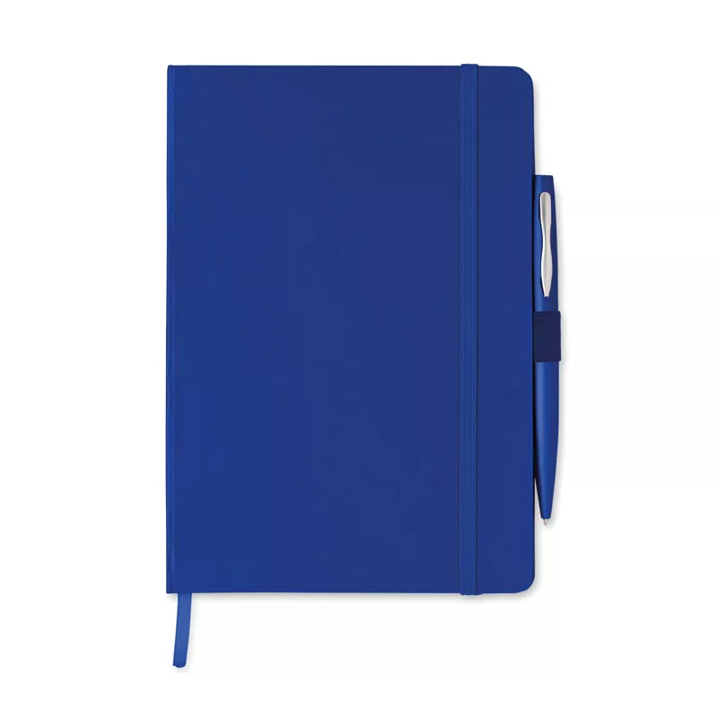 Notes A5 z długopisem 72 kartki w linię NOTAPLUS - Niebieski (MO8108-04)