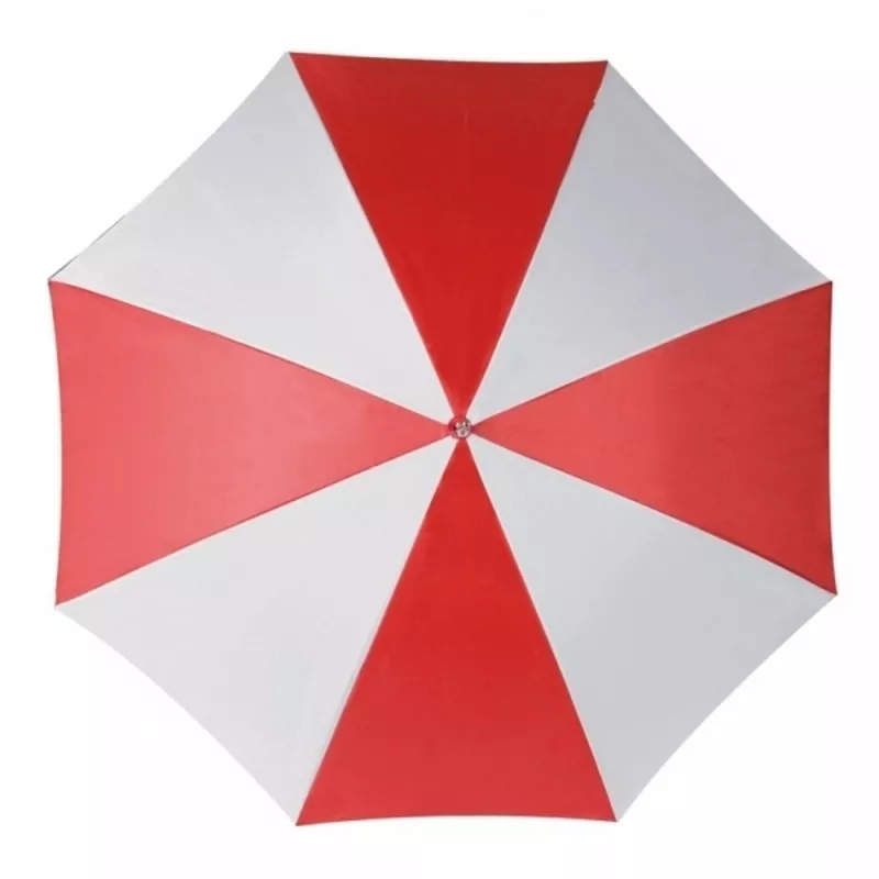 Parasol automatyczny Ø100 cm AIX-EN-PROVENCE - czerwony (508505)