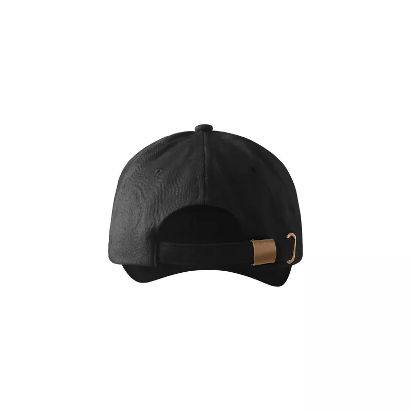 Reklamowa czapka z daszkiem 5 panelowa Malfini 5P 307 - czarny (ADLER307-CZARNY)