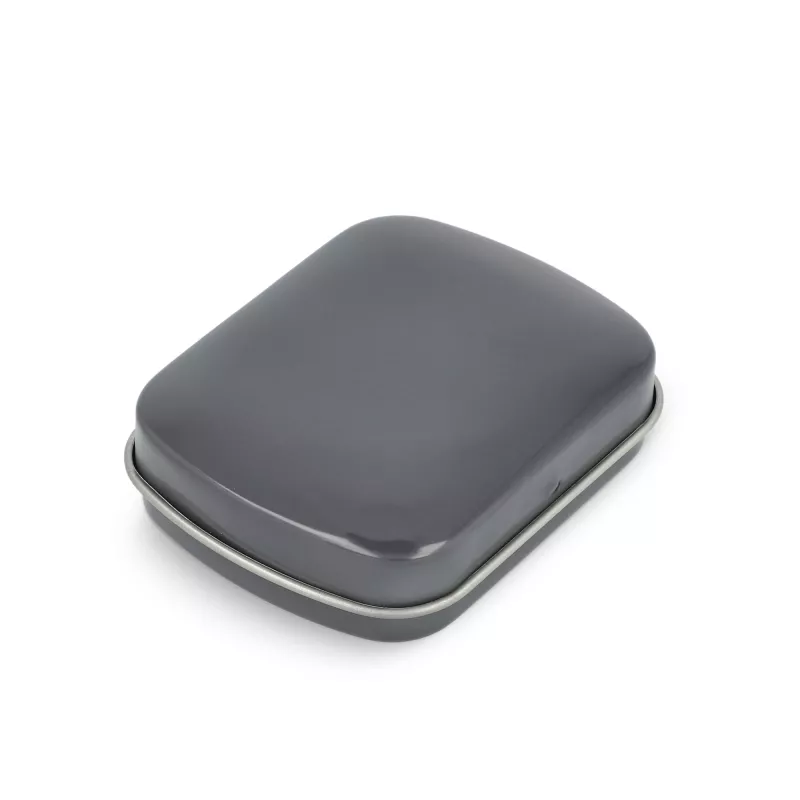 Miętówki w metalowym, prostokątnym pudełku (EU) - szary (LT91795-N0061)
