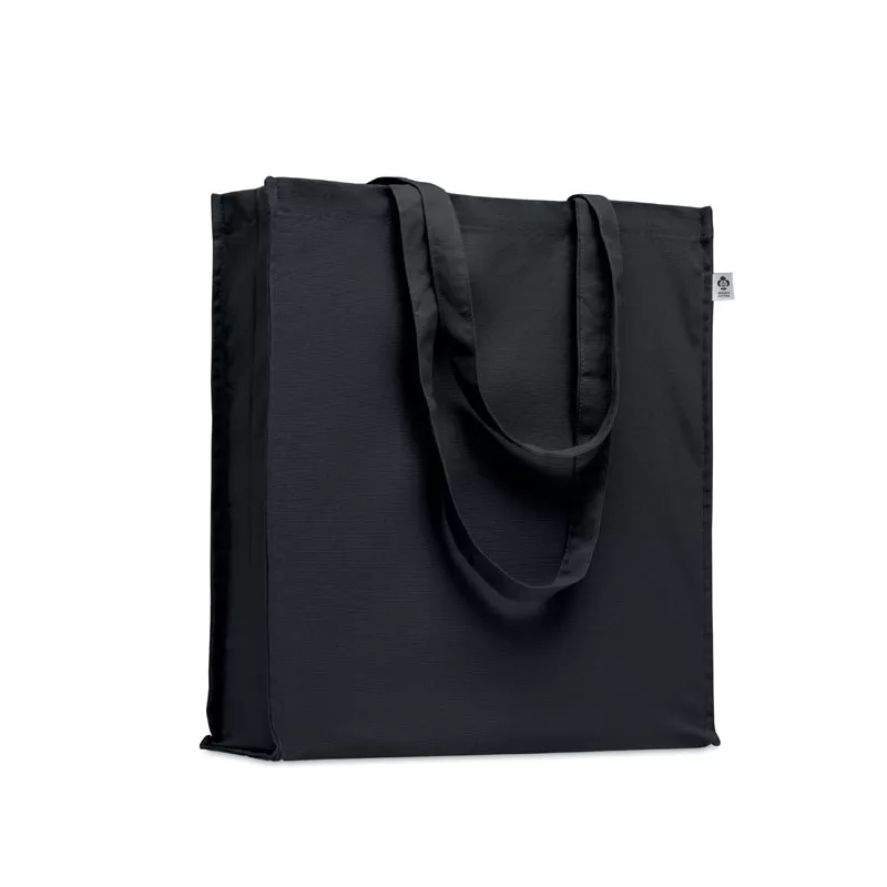 Torba z bawełny organicznej 220 g/m² BENTE COLOUR - Czarny (MO2197-03)