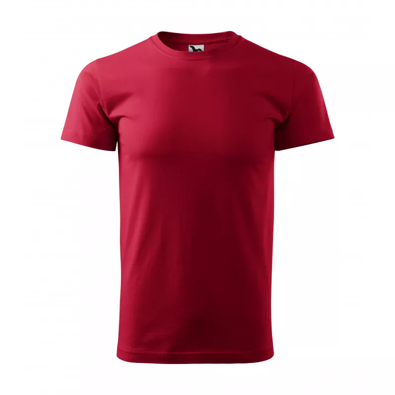 Koszulka bawełniana 160 g/m²  MALFINI BASIC 129 - Marlboro Czerwony (ADLER129-MARLBORO CZERWONY)