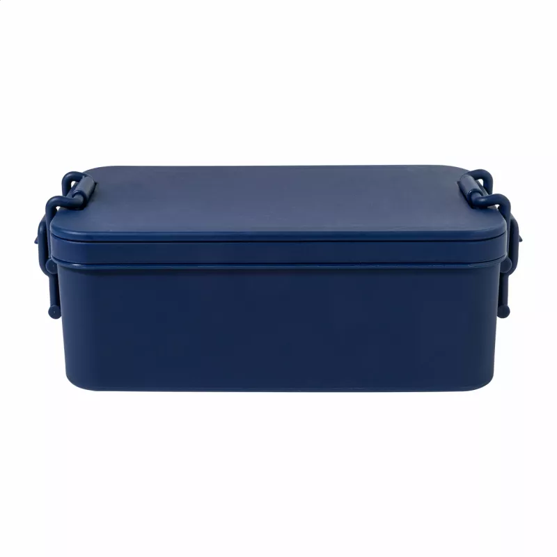 Duplox składane pudełko na lunch - ciemno niebieski (AP800270-06A)