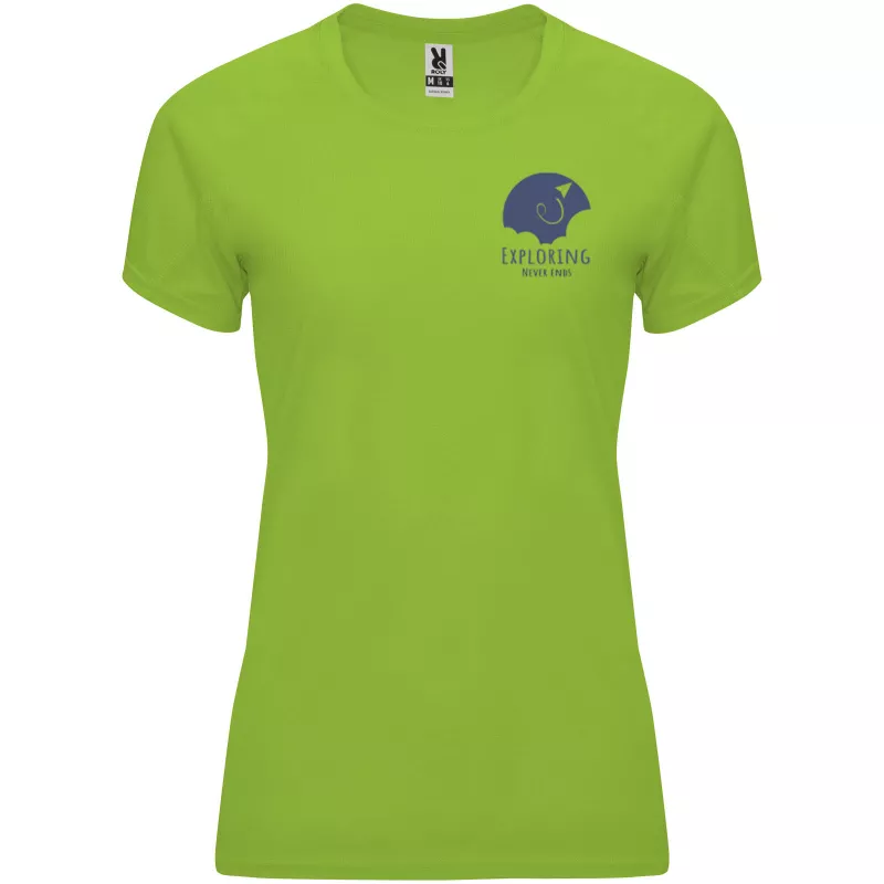 Damska koszulka techniczna 135 g/m² ROLY BAHRAIN WOMAN 0408 - Lime / Green Lime (R0408-LMGRLIME)