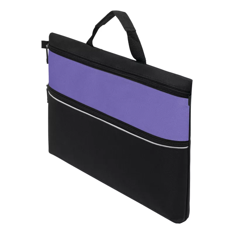 Torba na dokumenty - czarny, purpurowy (56-0814512)