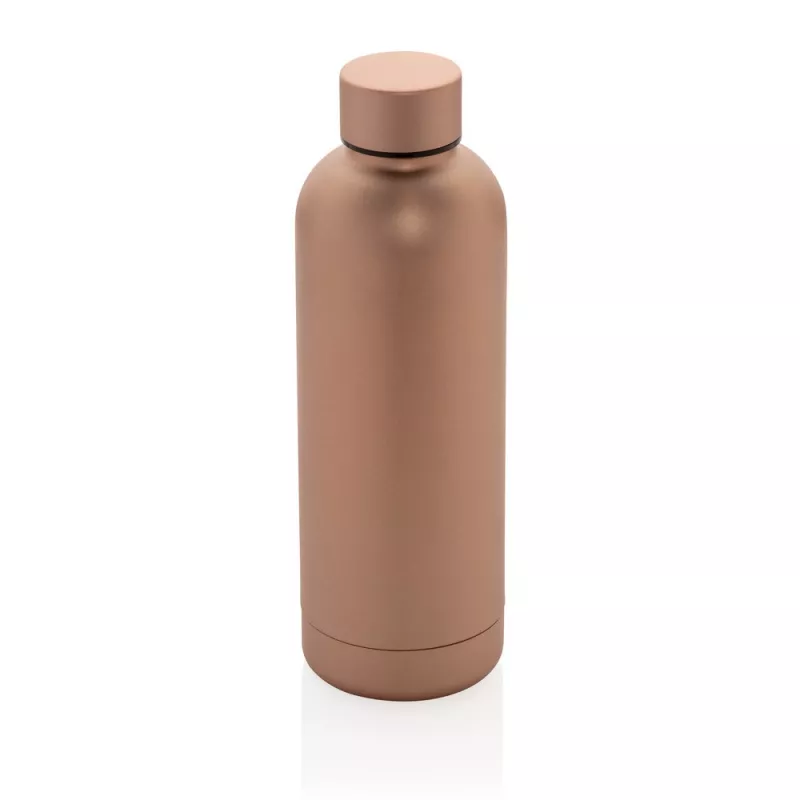 Butelka termiczna 500 ml, stal nierdzewna z recyklingu - brązowy (P435.709)