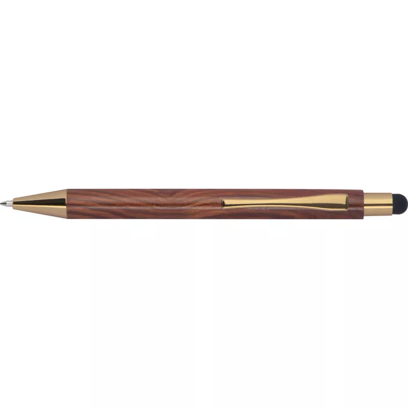 Długopis drewniany touch pen BILZEN - brązowy (219201)