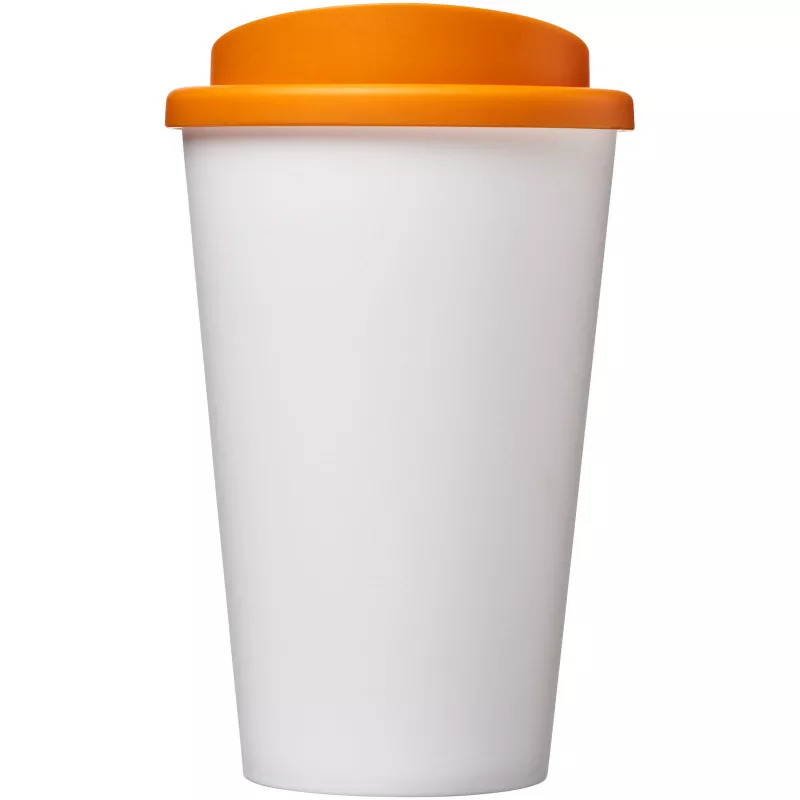 Kubek termiczny z serii Americano® o pojemności 350 ml - Biały-Pomarańczowy (21000112)