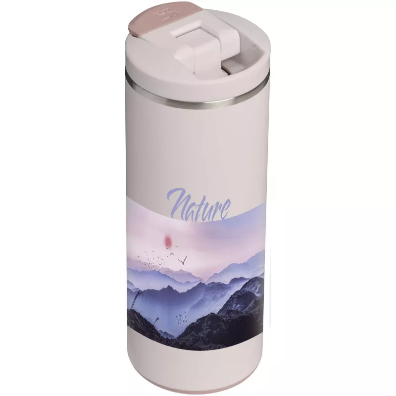 Stanley Transit Fliptop kubek przenośny o pojemności 350 ml  - Jasnoróżowy (10094340)