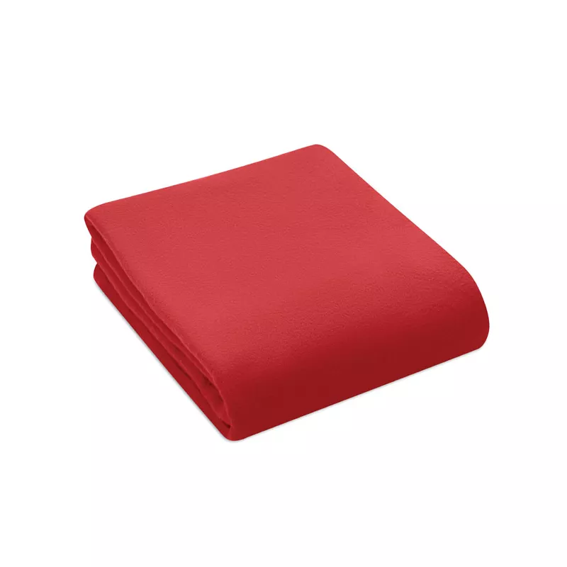 Koc polarowy RPET 120x150 cm 180 g/m² MUSALA RPET - Czerwony (MO9935-05)