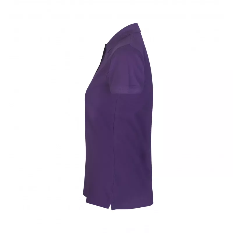 Koszulka bawełniana damska 210 g/m² ID Polo/stretch 527 - Purple (0527-PURPLE)