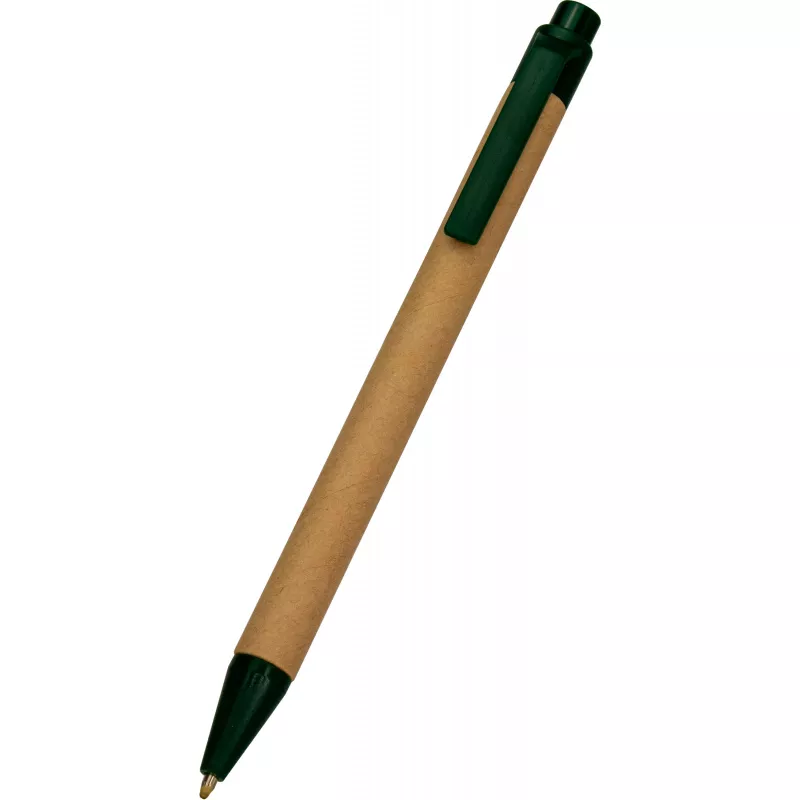Długopis z tektury z recyklingu BRISTOL - zielony (039709)