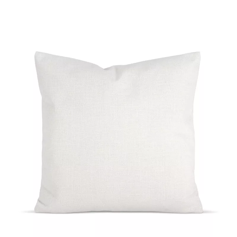 Poszewka z poli-lnu i poduszka 40x40 cm sublimacja - ecru (LT97228-N0054)