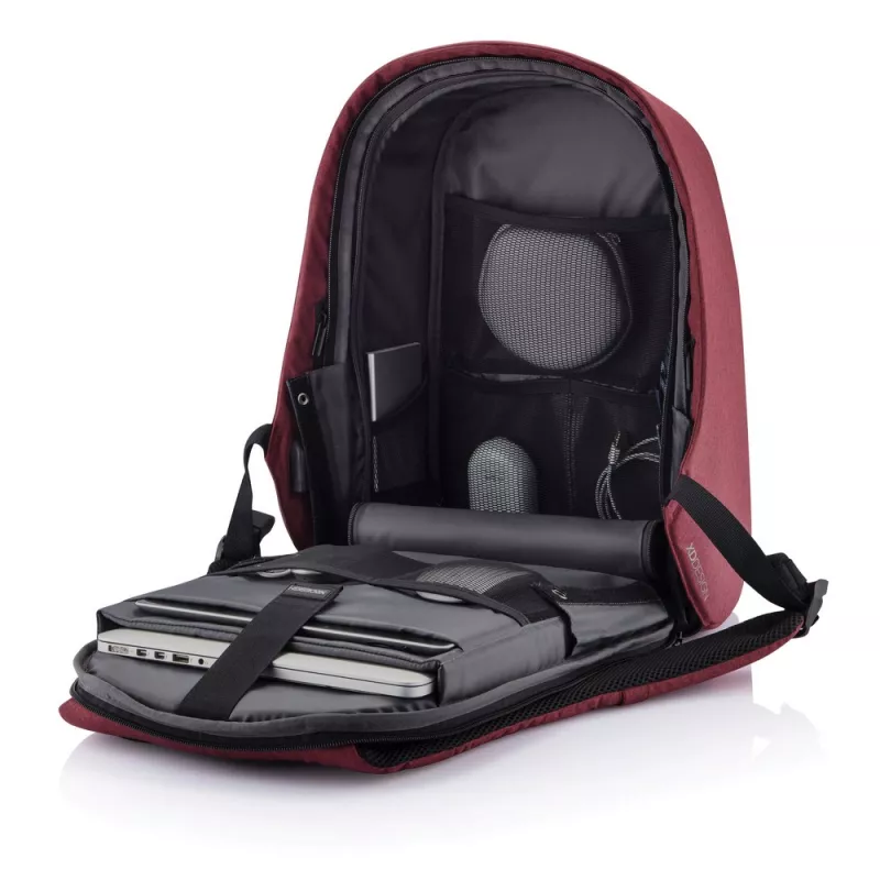 Bobby Hero Small plecak chroniący przed kieszonkowcami - wiśniowy (P705.704)