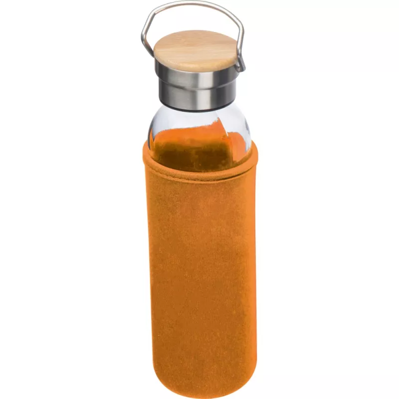 Butelka reklamowa szklana 600 ml - pomarańczowy (6318110)