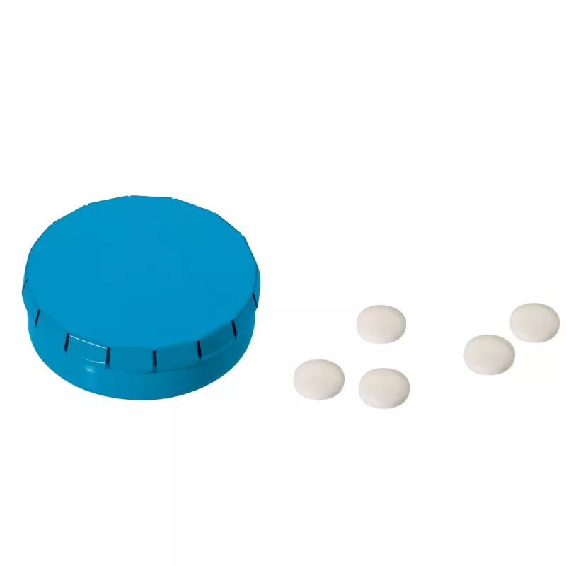 Miętówki w pudełku 'Click' - jasnoniebieski (LT91794-N0012)
