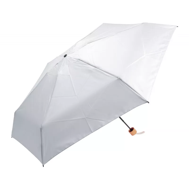 Mini parasol manualny ø89 cm z RPET Miniboo - biały (AP808418-01)