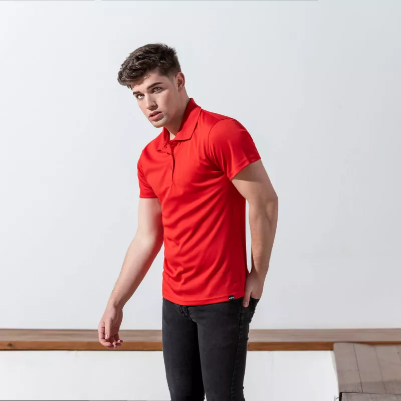 Dekrom Koszulka polo RPET - czerwony (AP721968-05)