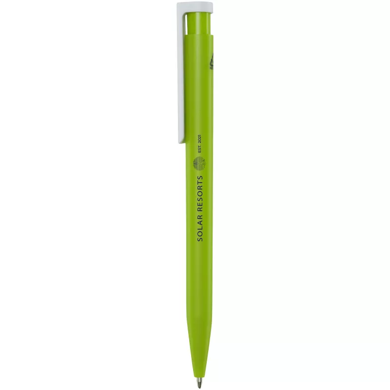 Unix długopis z tworzyw sztucznych pochodzących z recyklingu - Zielone jabłuszko (10789763)