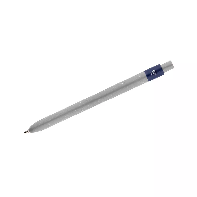 Długopis z tworzywa z dodatkiem zmielonych muszli SELIS - granatowy (19735-06)