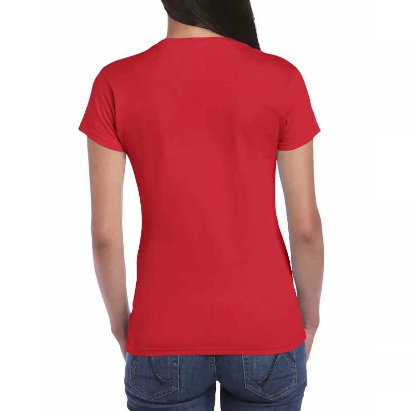Koszulka bawełniana 150 g/m² Gildan SoftStyle™ - DAMSKA - Red (64000L-RED)