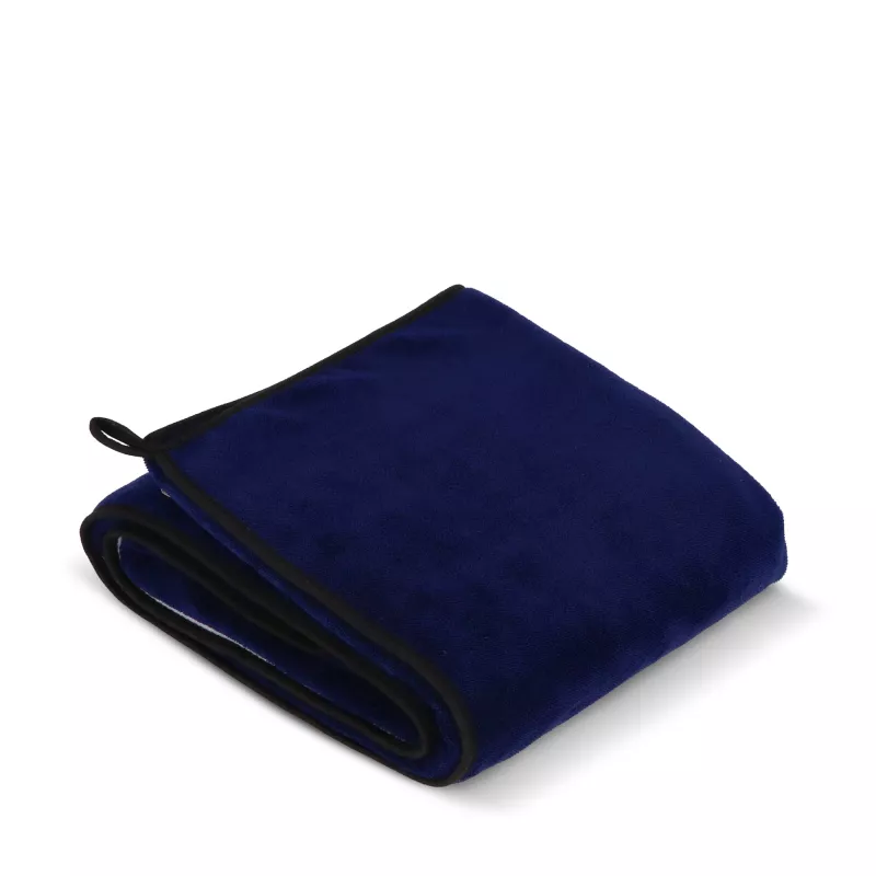 Dwuwarstwowy koc coral fleece 120 × 150 cm (500 g/m²) sublimacja - ciemnoniebieski (LT97216-N0010)