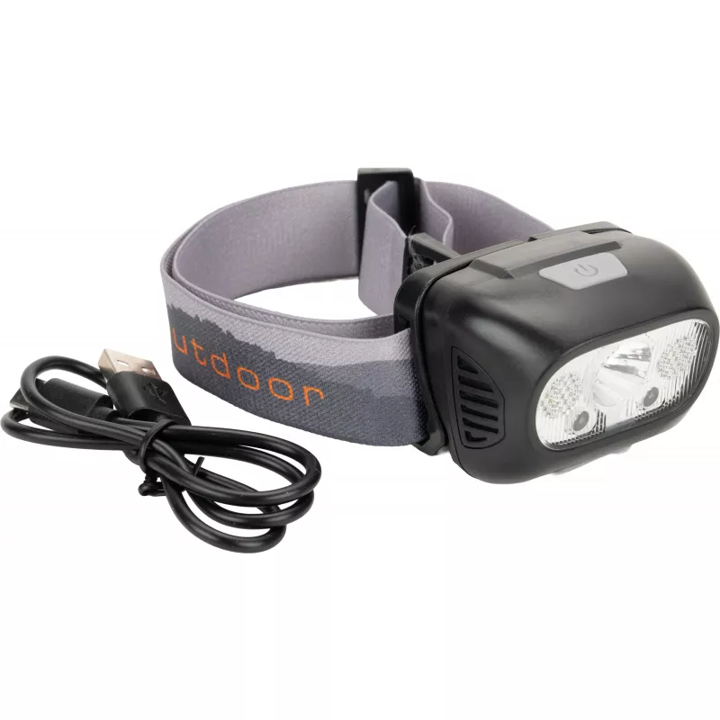 Latarka czołowa HERLEN Schwarzwolf - szary (F2308800AJ307)