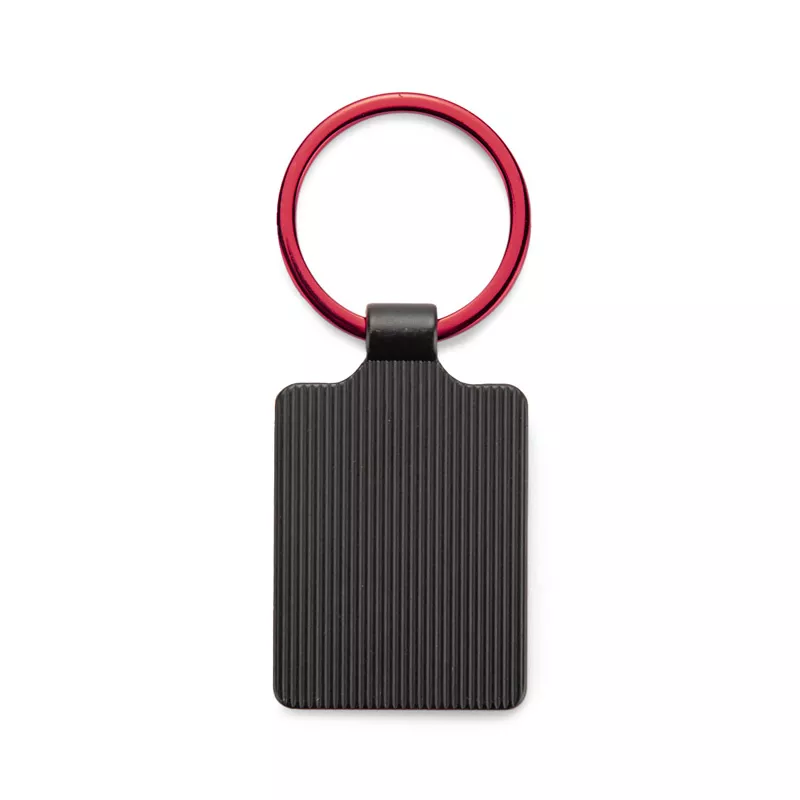 Brelok metalowy z grawerem w kolorze kółka COLORS - czerwony (17929-04)