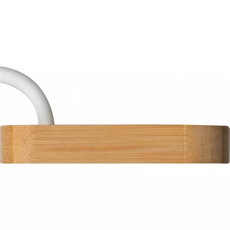 Lampka stojąca z ładowarką indukcyjną TOMSK - beżowy (438713)