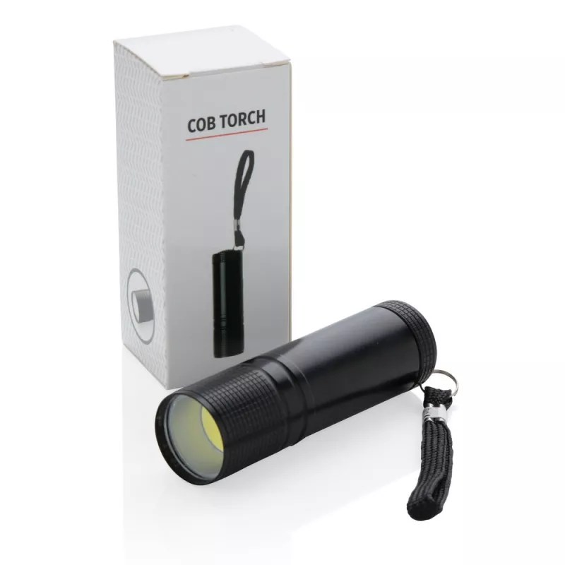 Latarka COB - czarny (P513.821)