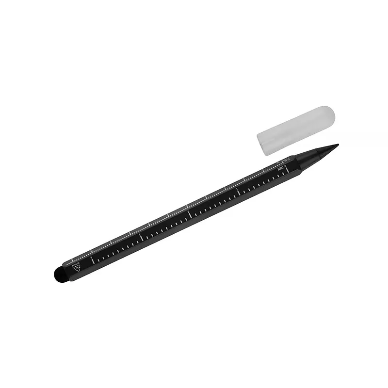 Ołówek wieczny z miarką DRAWI - czarny (19834-02)