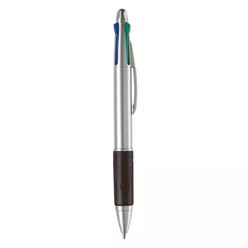 Długopis 4-kolorowy - srebrno / czarny (LT87226-N0502)