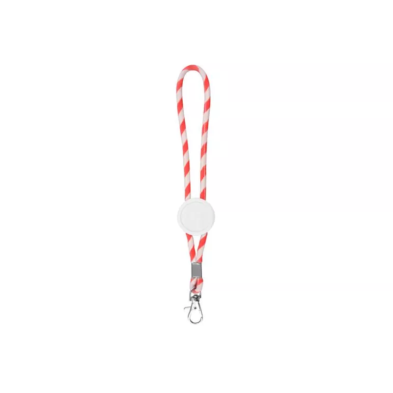 Regulowana smycz sznurkowa z karabińczykiem - Czerwony (IP14082152)