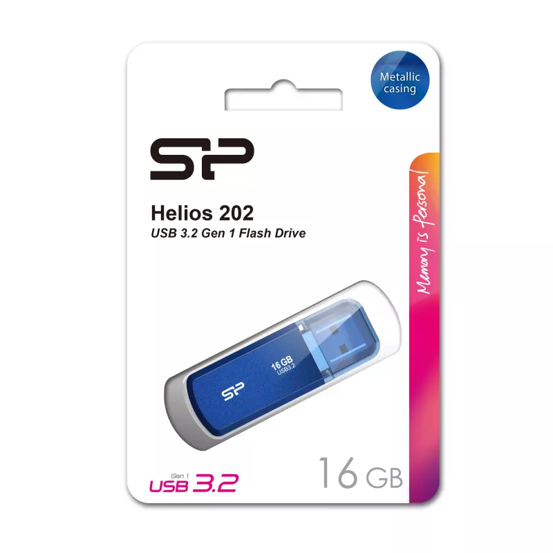 Pendrive HELIOS 202, 32GB 3.2 Gen 1 Silicon Power - niebieski (EG833804 16GB)