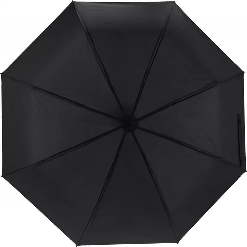 Parasol manualny rPET Ø98 cm NORTHAMPTON - czarny (433603)