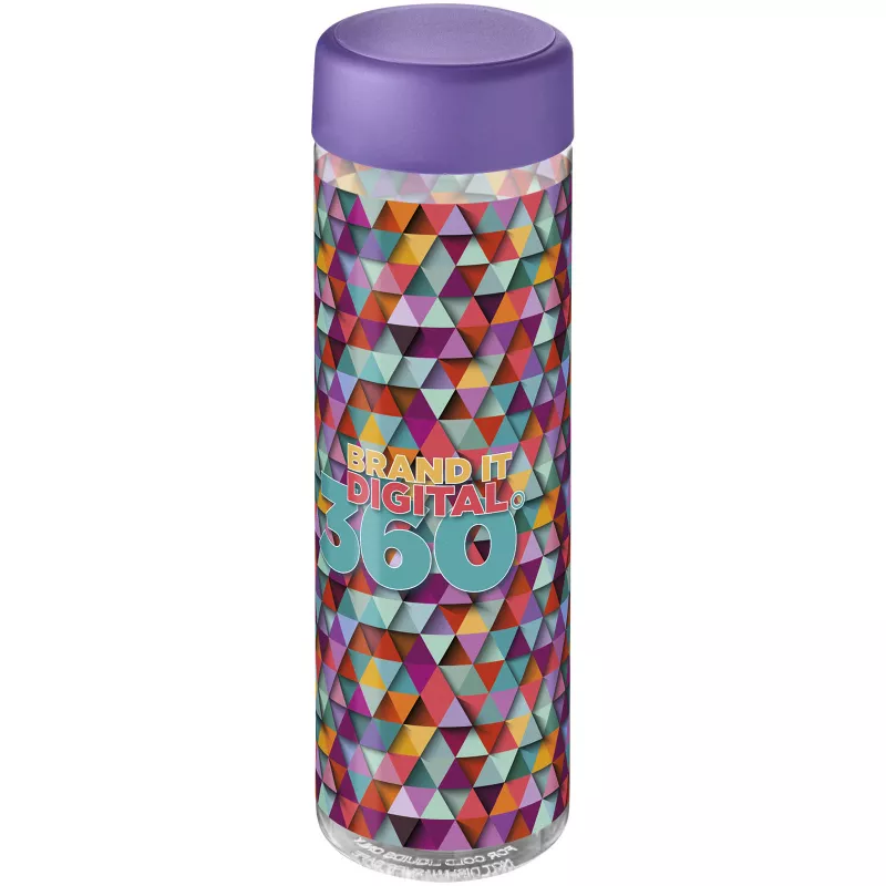 H2O Vibe 850 ml screw cap water bottle - Fioletowy-Przezroczysty (21043007)