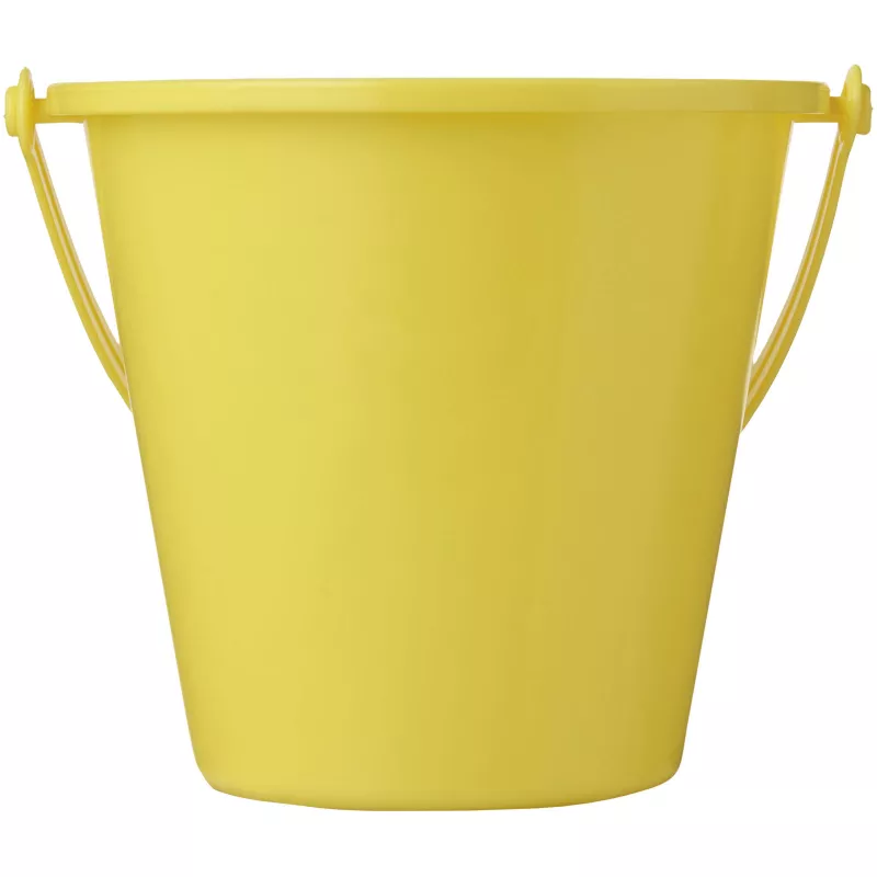 Wiaderko z łopatką Tides z plastiku z recyklingu - Żółty (21024111)