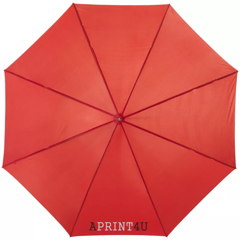 Parasol automatyczny Ø102 cm Lisa z drewnianą prostą rączką - Czerwony (19547900)