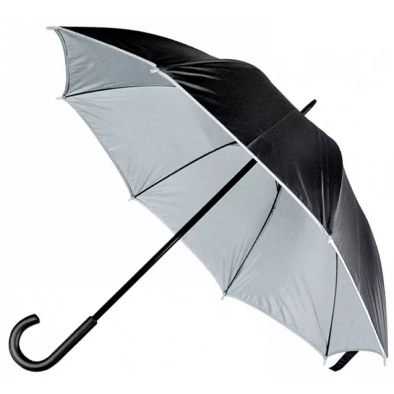 Parasol manualny, 102 cm - szary (4519707)