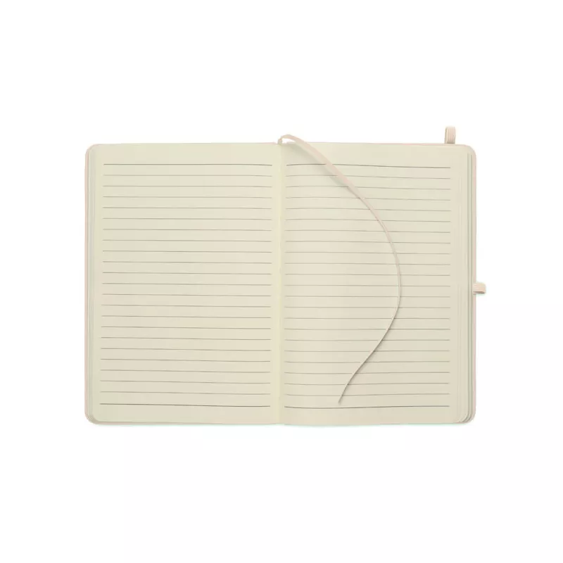 Notes A5 w okładce z PU 96 kartek w linię ARCOLOOP - Zgaszona Biel (MO3124-43)