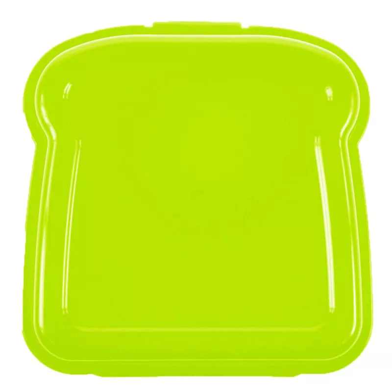Pudełko śniadaniowe "kanapka" 450 ml - jasnozielony (V9525-10)